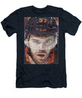 Mcdavid Portrait Hockey Mosaics T-Shirt