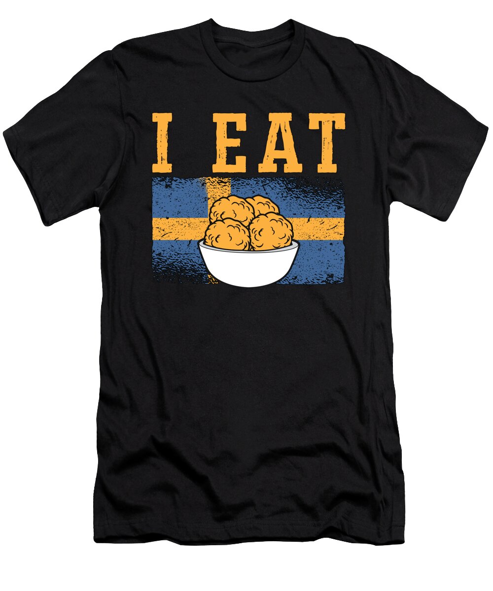 Meatballs I Eat Italian Food Loves Meatball Pasta Tshirtconcepts Marvin Poppe T-Shirt