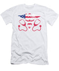 Medical Professional American Flag Stethoscope Caduceus Kanig Designs T-Shirt