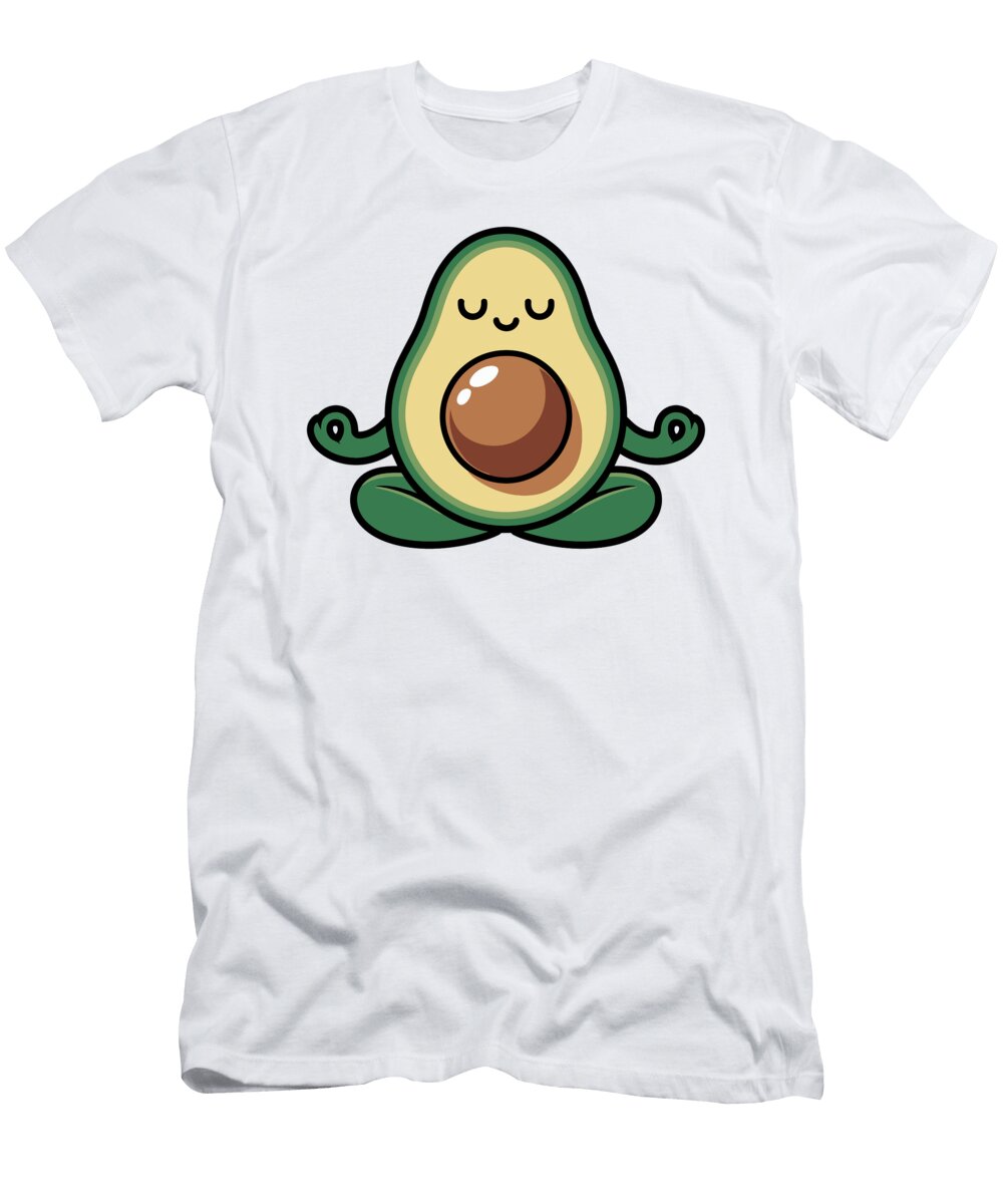 Meditative Avocado Illustration Joanna Redesiuk T-Shirt