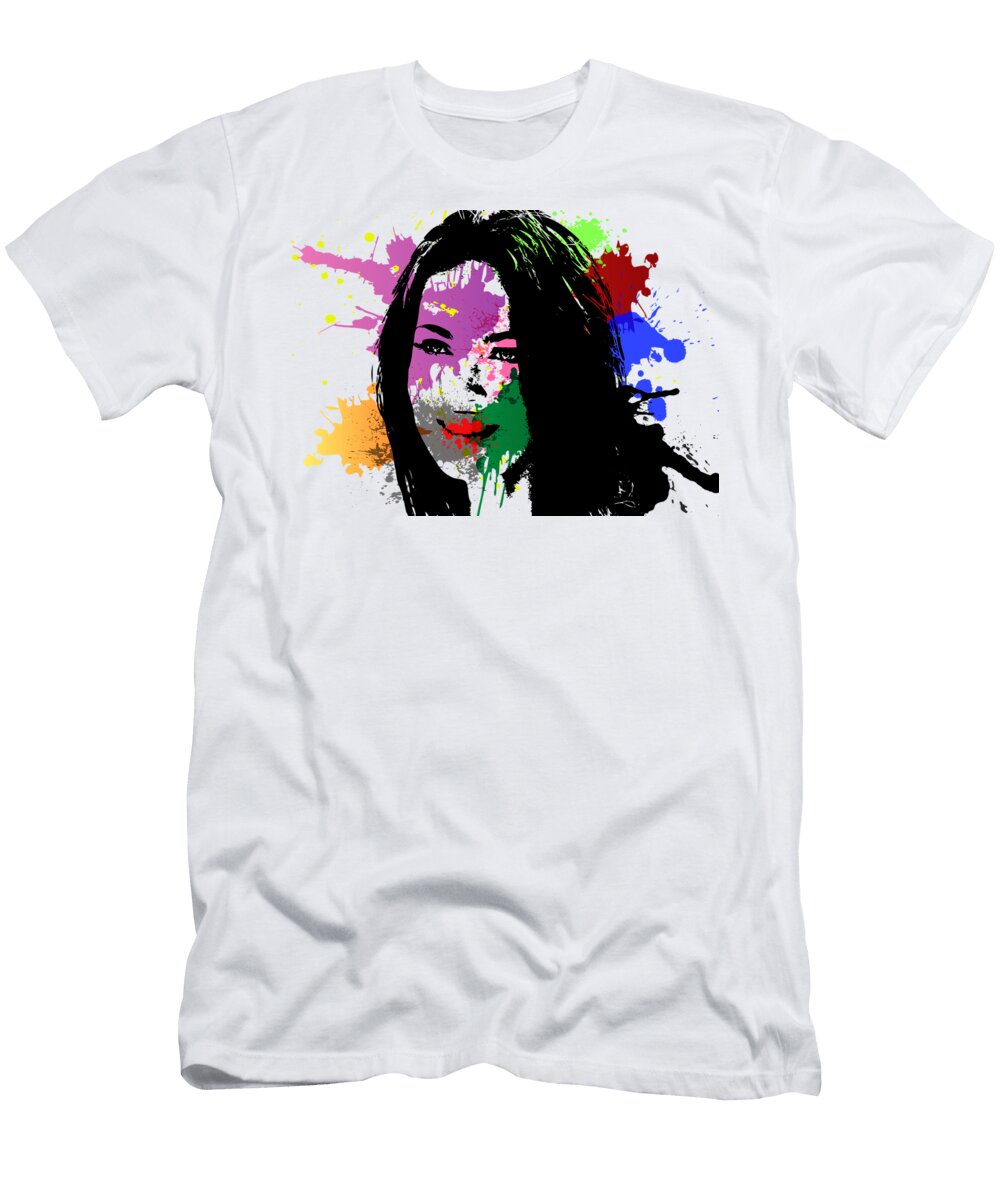 Megan Fox Pop Art Ricky Barnard T-Shirt