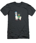 Menorah Hanukkah Llama Cute Alpaca Chanukah Oakleyaxl5kels T-Shirt