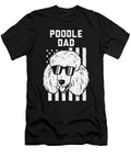 Mens Poodle Dad US Flag Cool Patriotic Dog Lover Owner Men Gift Dhbubble T-Shirt