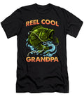 Mens Reel Cool Grandpa Gift Fishing Grandfather Muc Designs T-Shirt