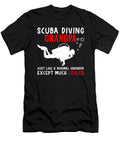 Mens Scuba Diving Grandpa Just Like a Normal Grandpa Diver Gifts 1 T-Shirt