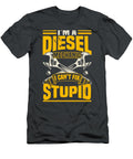 Mens Trucker Diesel Mechanic I Cant Fix Stupid S Derbyg Andre T-Shirt