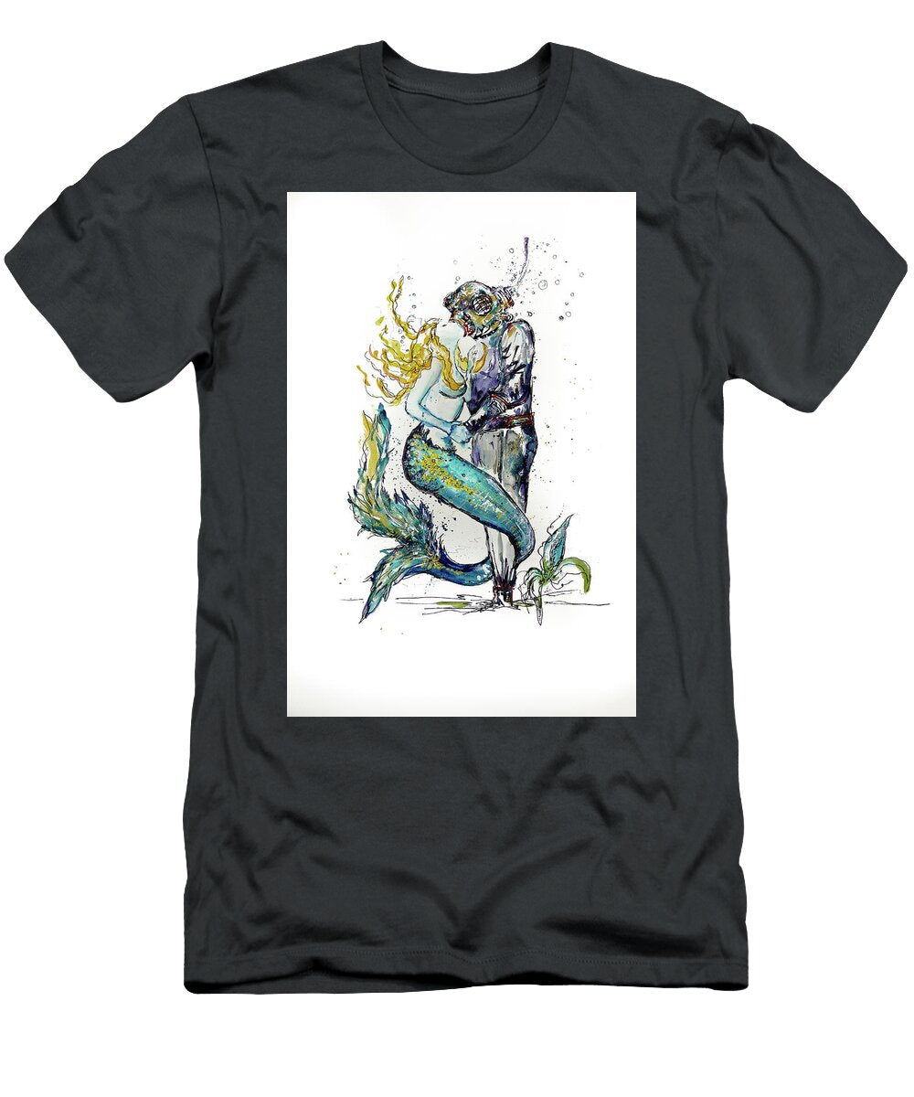 Mermaid Diver Reba Arts T-Shirt