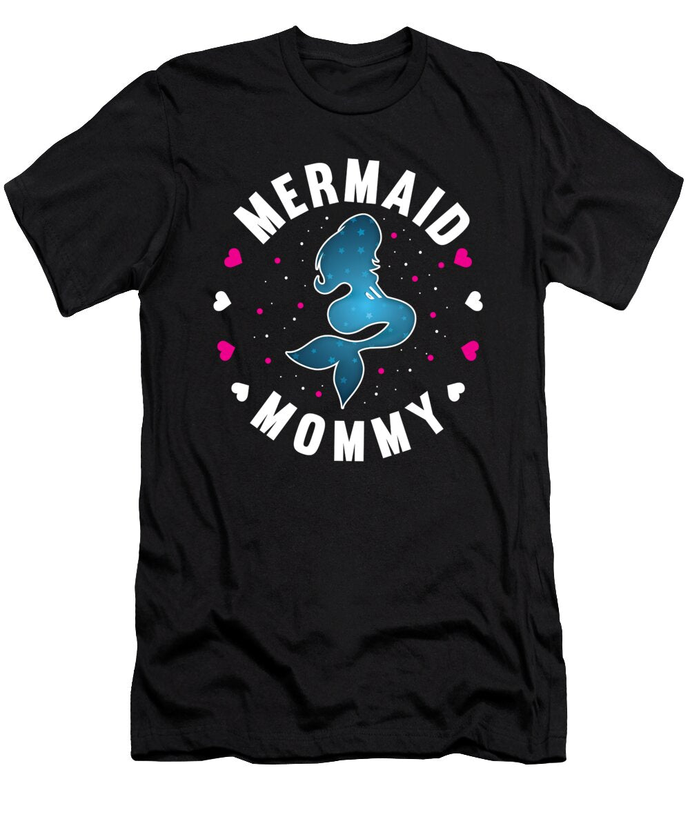 Mermaid Mom Outfits Momma Mother Gifts for a Girl Tom Schiesswald T-Shirt