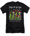Merry Picklemas Funny Christmas Pickle Lights Zyneu Gangd T-Shirt