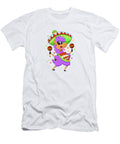 Mexican Purple Llama Cartoon Johnnie Art T-Shirt