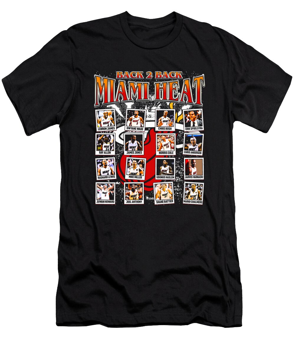 Miami 2012 13 NBA Champions Team Ozlem Altin T-Shirt