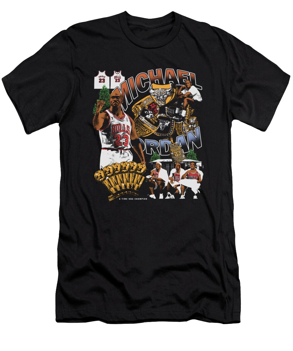 Michael Jordan 6 Time NBA Champion Ozlem Altin T-Shirt