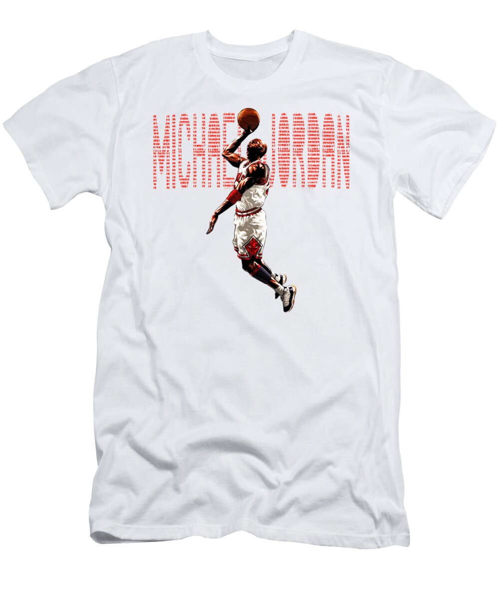 Michael Jordan Art Dale Jwilliams T-Shirt