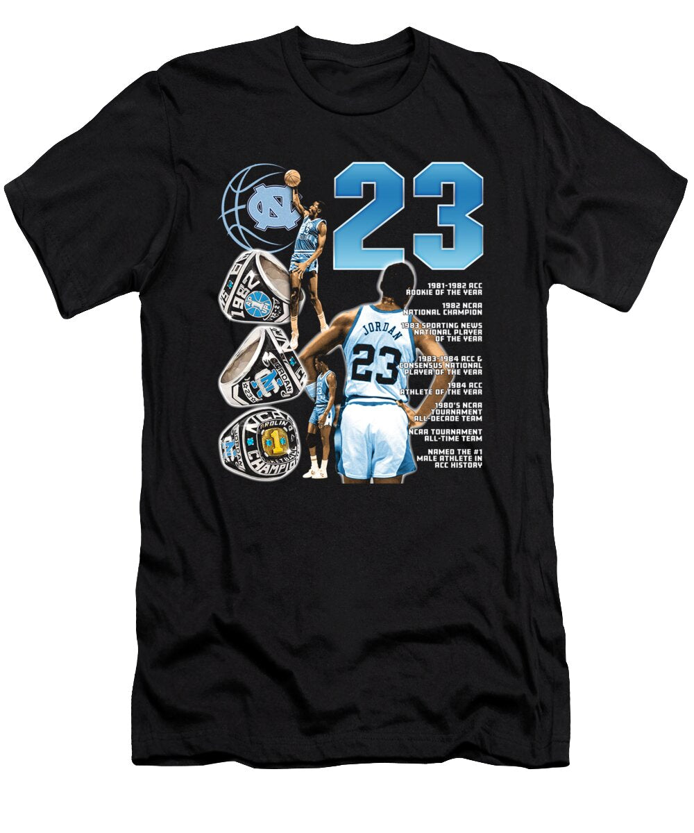 Michael Jordan College Stats Ozlem Altin T-Shirt