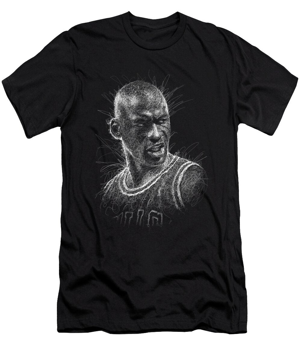 Michael Jordan Scribble Art Adi Indra T-Shirt