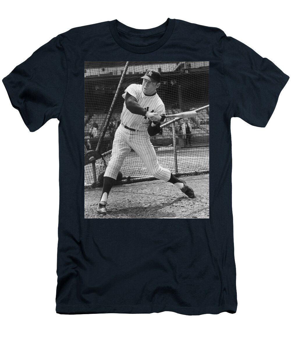 Mickey Mantle Poster New York Yankees T-Shirt