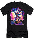 Mickey Mouse Vs Colorado Rockies Animated Series Showdown Robertz Schuler T-Shirt