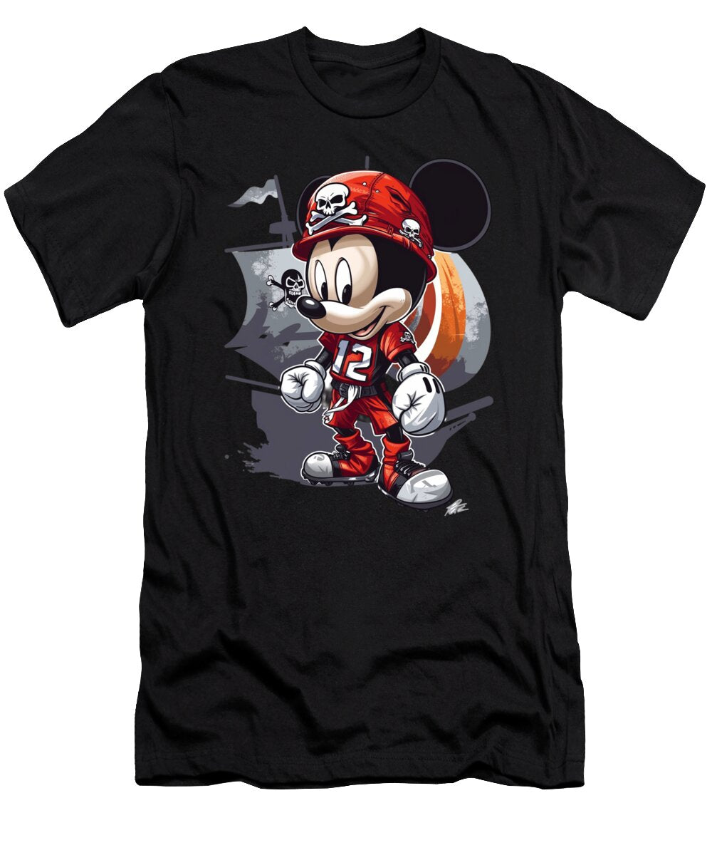 Mickey Mouse Vs Colorado Rockies Delightful Diamond Dance Robertz Schuler T-Shirt