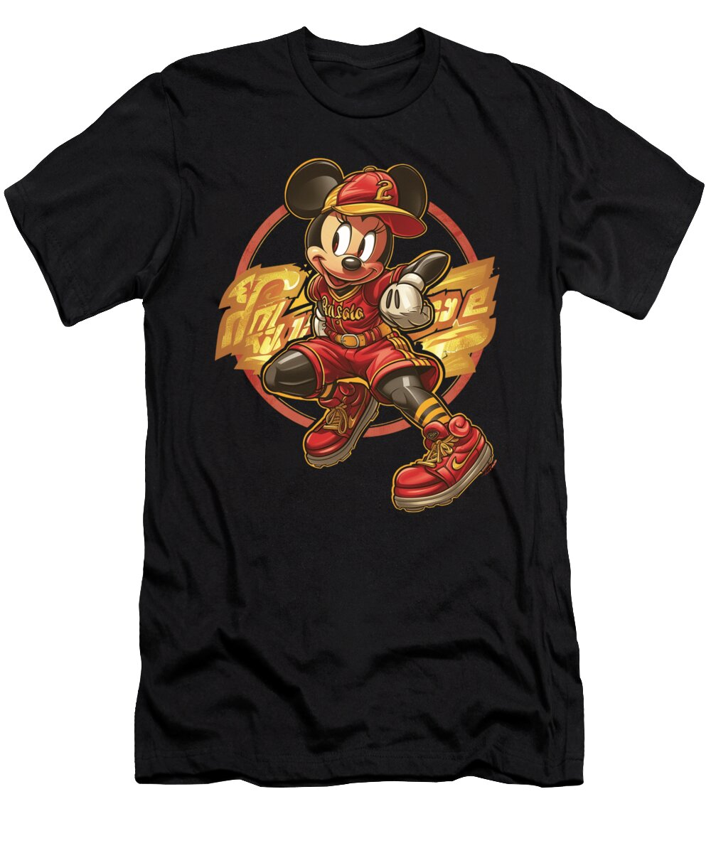 Mickey Mouse Vs Colorado Rockies Donald Daring Defense Robertz Schuler T-Shirt