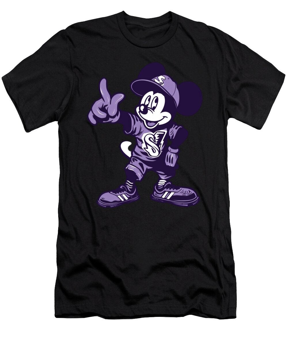 Mickey Mouse Vs Colorado Rockies Outfield Odyssey Olympic Robertz Schuler T-Shirt