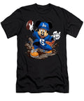 Micky Mouse Vs Los Angeles Dodgers Animated Duel Robertz Schuler T-Shirt
