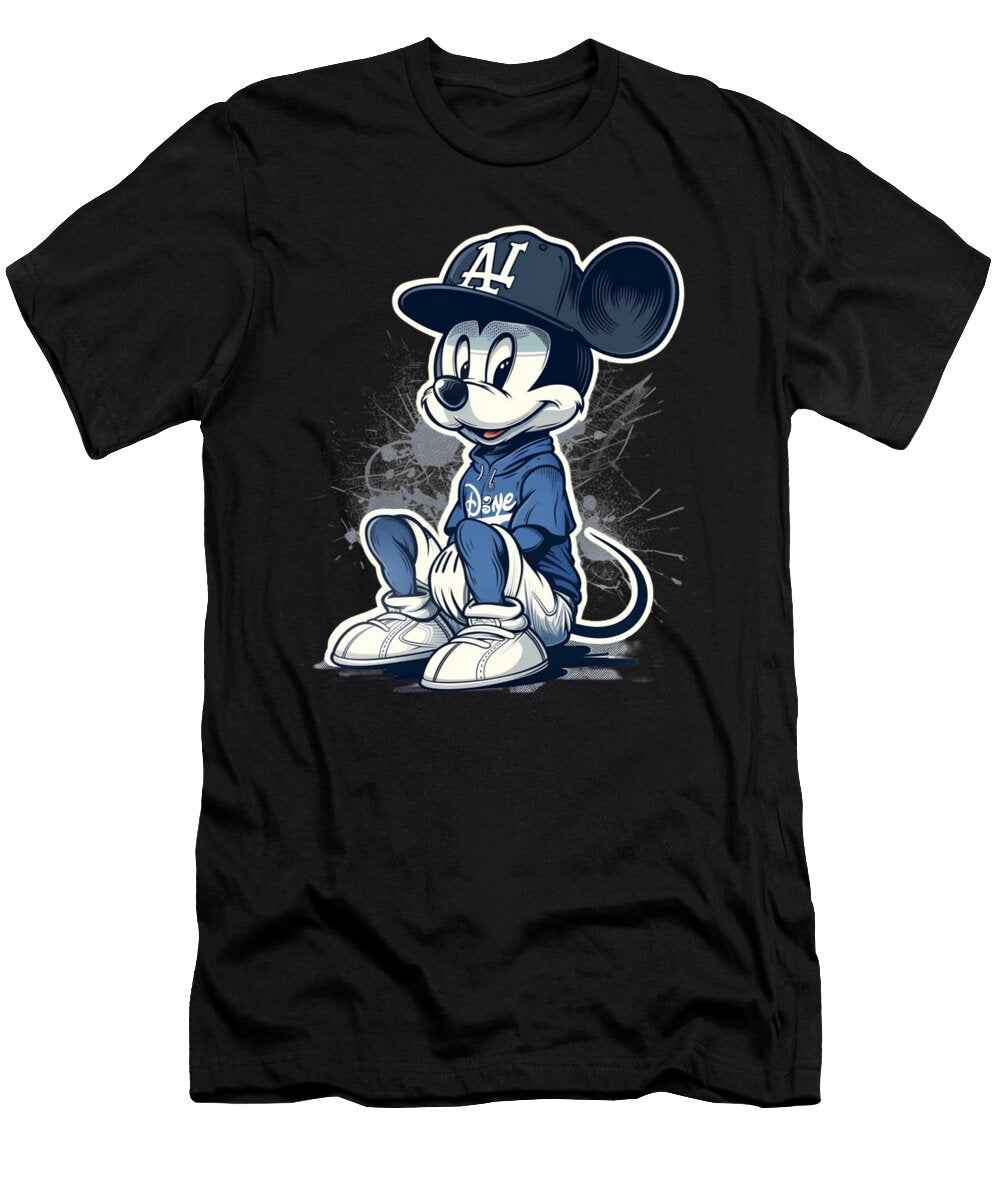 Micky Mouse Vs Los Angeles Dodgers Championship Quest Robertz Schuler T-Shirt