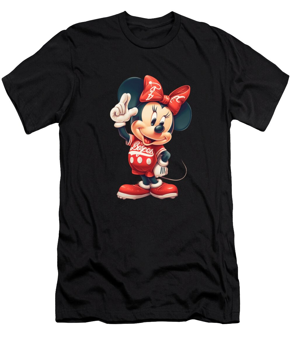 Micky Mouse Vs Los Angeles Dodgers Creative Clash Robertz Schuler T-Shirt