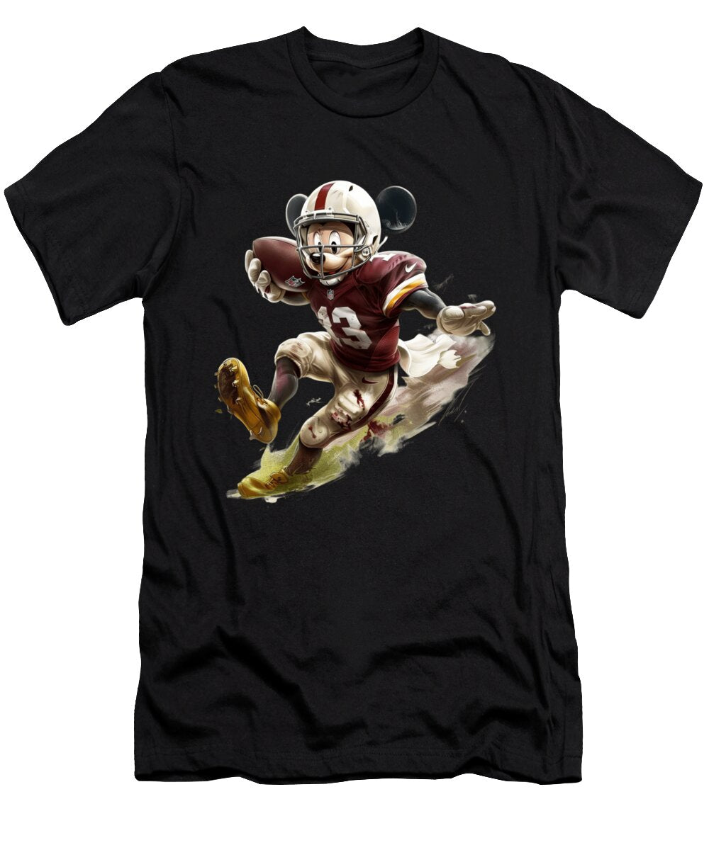 Micky Mouse Vs Los Angeles Dodgers Entertainment Duel Robertz Schuler T-Shirt