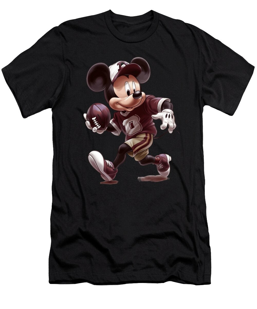 Micky Mouse Vs Los Angeles Dodgers Fantasy Clash Robertz Schuler T-Shirt
