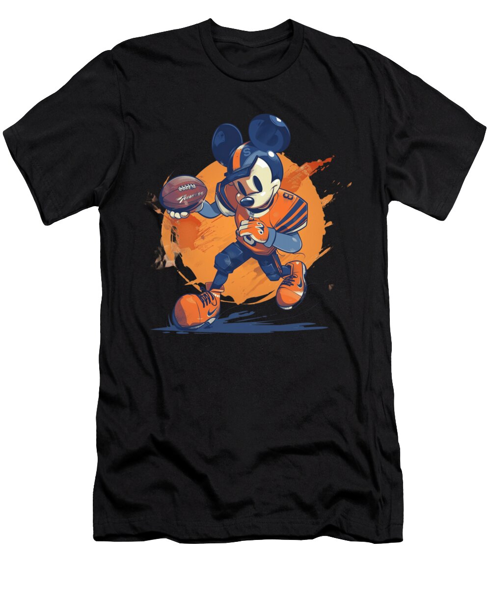 Micky Mouse Vs Los Angeles Dodgers Magic Field Robertz Schuler T-Shirt