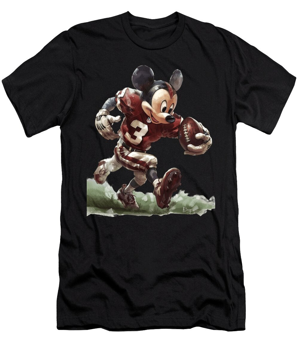 Micky Mouse Vs Los Angeles Dodgers Magic Matchup Robertz Schuler T-Shirt