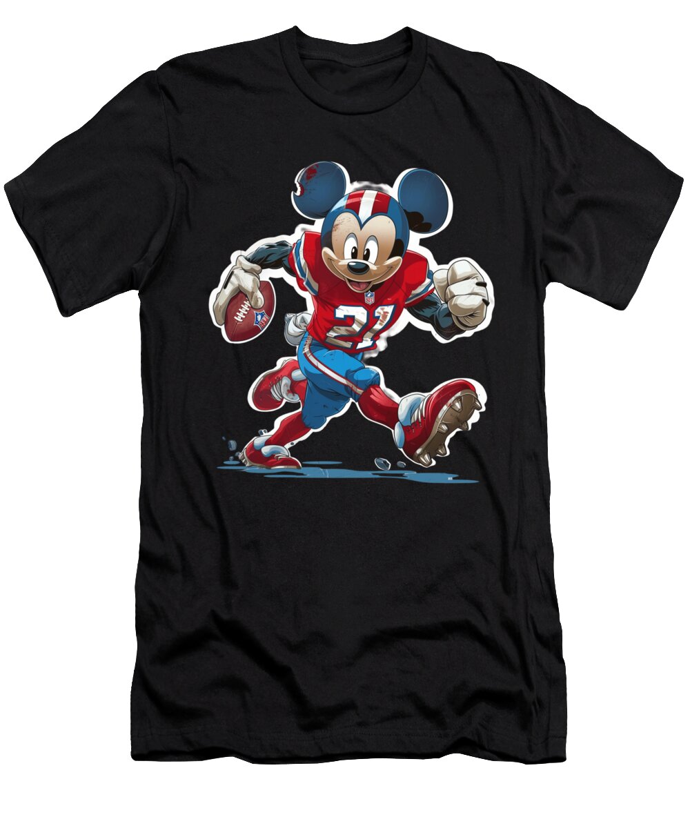 Micky Mouse Vs Los Angeles Dodgers Mouse Mvp Cecils Willis T-Shirt