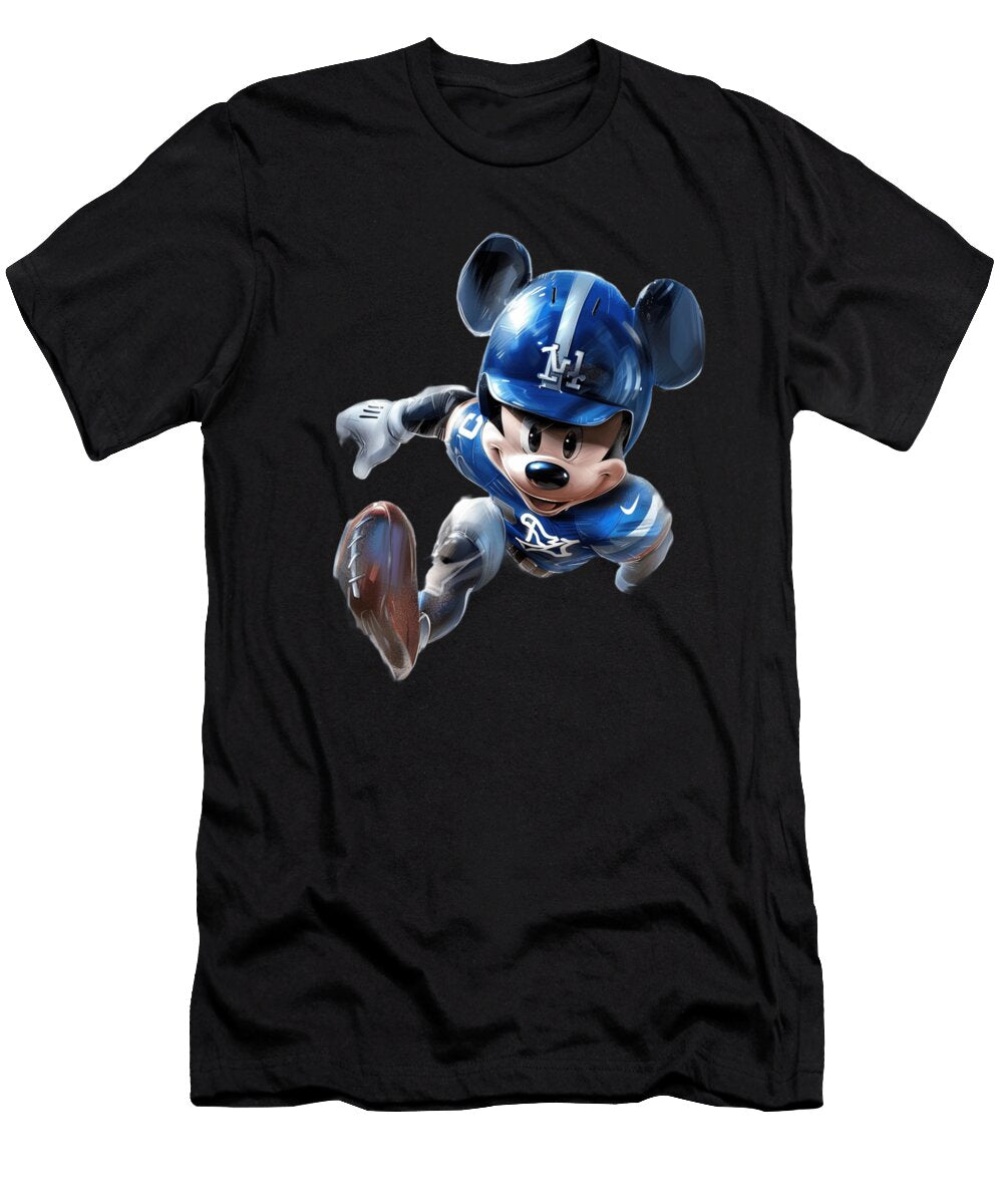 Micky Mouse Vs Los Angeles Dodgers Toon Triumph Cecils Willis T-Shirt