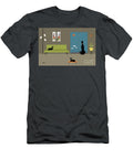 Mid Century Dog Spies Space Pods Donna Mibus T-Shirt