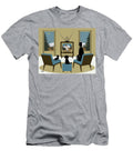 Mid Century Dogs Watch Lassie on Tv Donna Mibus T-Shirt