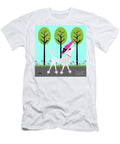 Mid Century White Poodle Summer Donna Mibus T-Shirt
