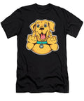 Middle Finger Labrador Showing Double Middle Licensed Art T-Shirt
