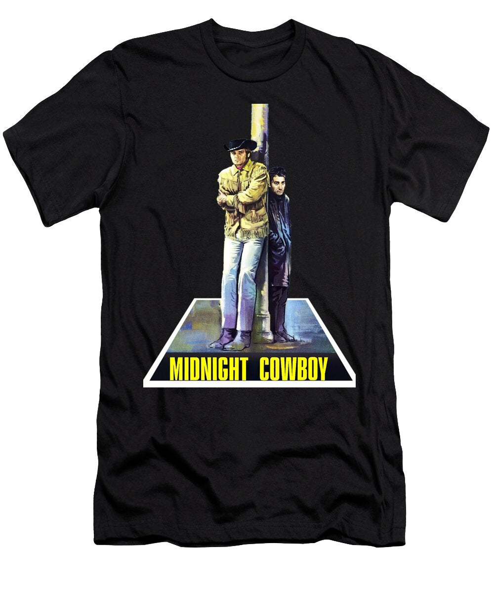 Midnight Cowboy 1969 3d Movie Poster Stars on Art T-Shirt
