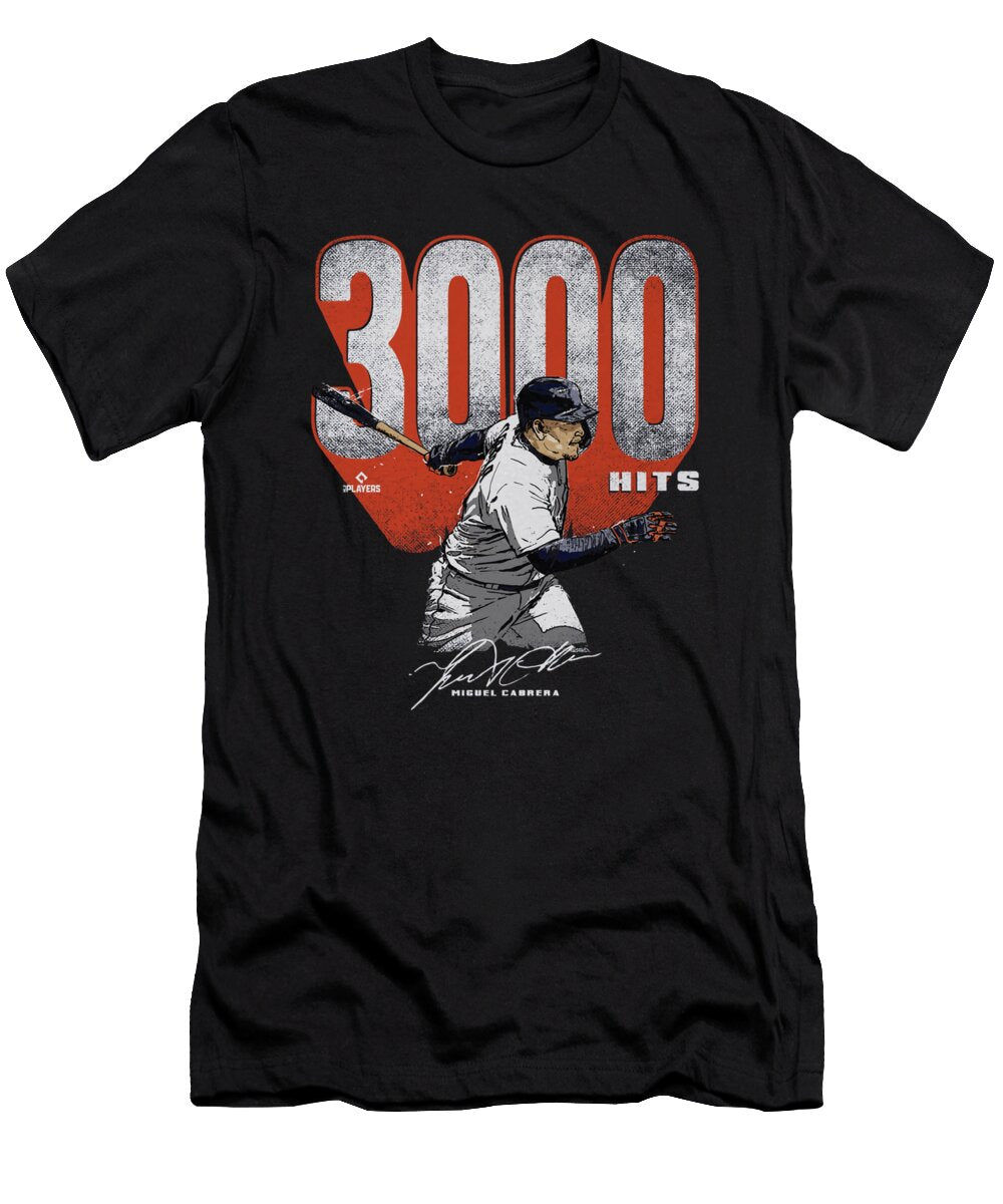Miguel Cabrera Detroit 3000 Hits Ihsan Sirin T-Shirt