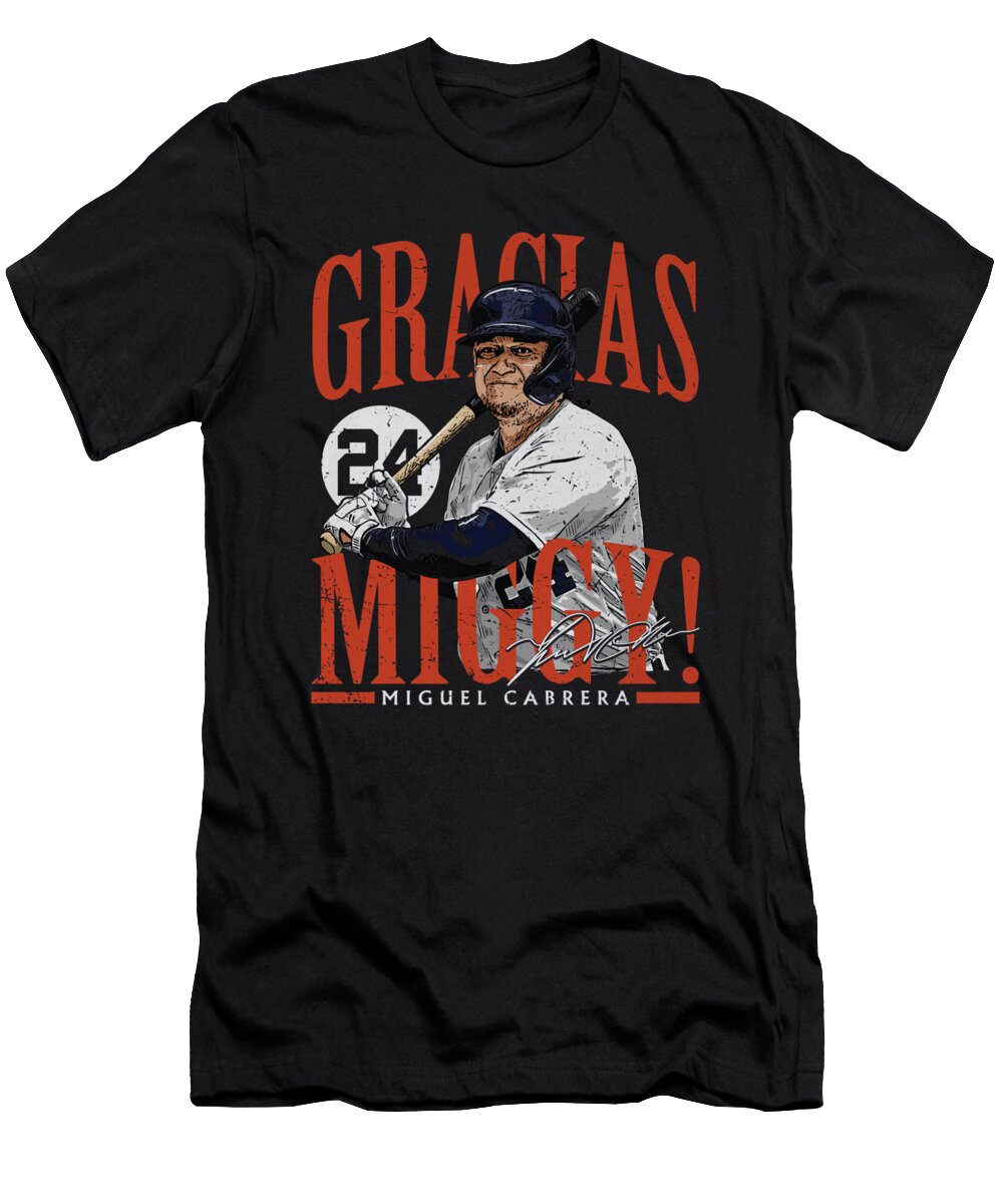 Miguel Cabrera Detroit Gracias Miggy Ihsan Sirin T-Shirt