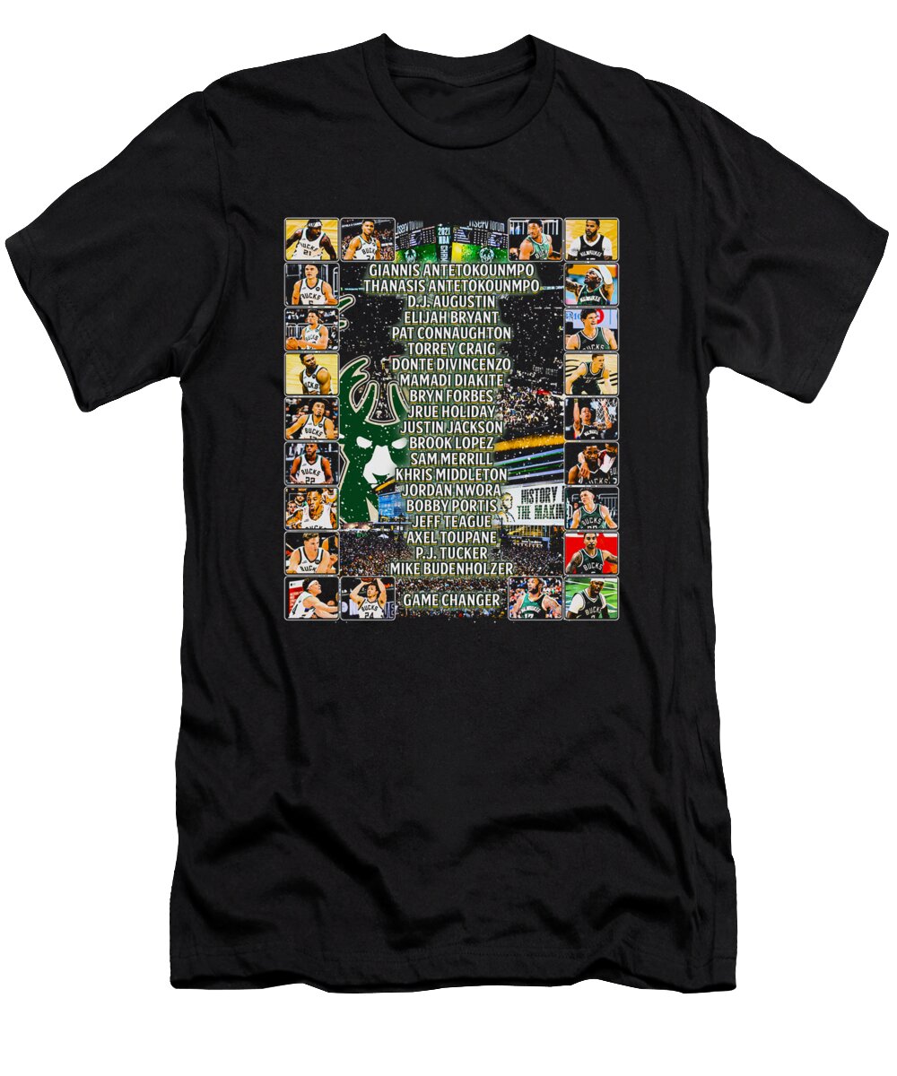 Milwaukee 2021 NBA Champions Team Ozlem Altin T-Shirt