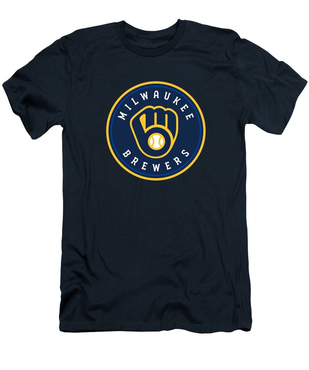 Milwaukee Brewers Logo MLB Emmett Wilkinson T-Shirt