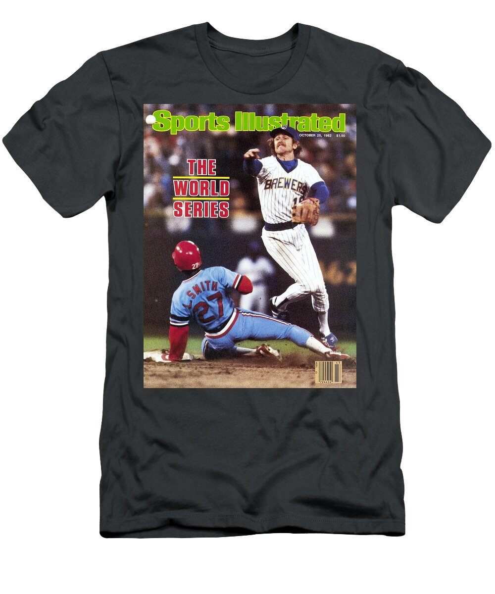 Milwaukee Brewers Robin Yount 1982 World Series October 25 1982 Sports Illustrated Cover T-Shirt