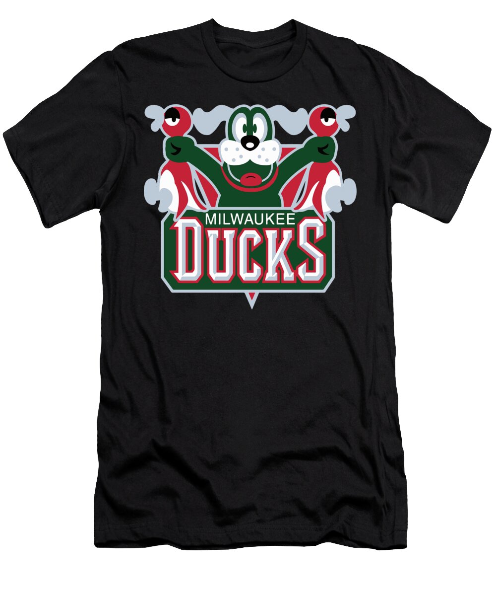 Milwaukee Bucks Duck Hunt Dogs Huyen Vu T-Shirt