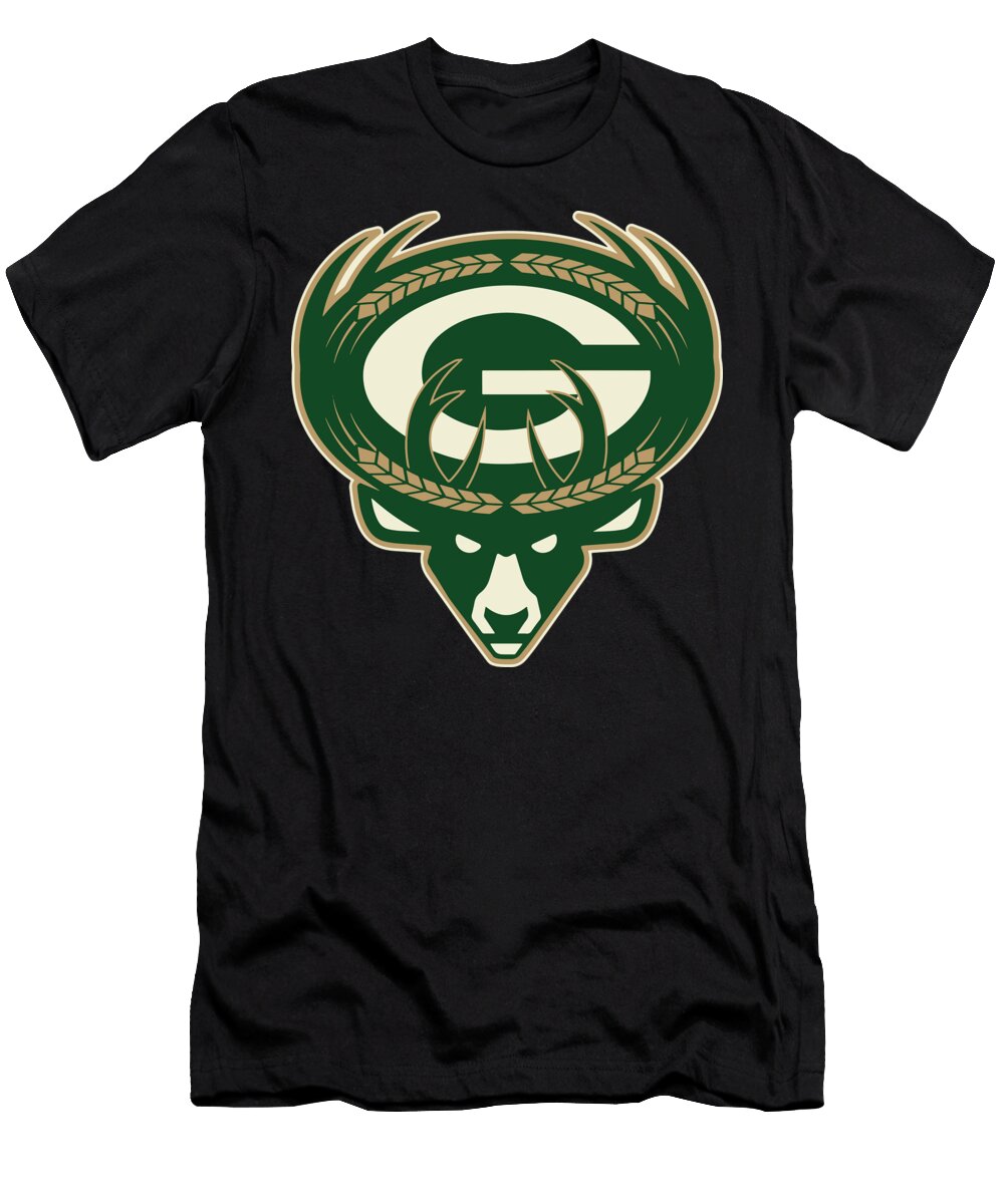 Milwaukee Bucks Green Bay Packers Huyen Vu T-Shirt