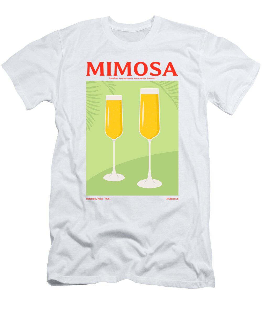 Mimosa Cocktail Murellos Design T-Shirt