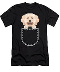 Miniature Poodle in the Breast Pocket Greenoptix T-Shirt