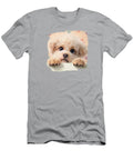 Miniature Poodle Peeking Over Wall 01 Elisabeth Lucas T-Shirt