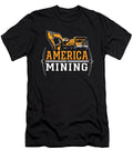 Mining Trucker America Mining Mine Coal Mine Truck Tshirtconcepts Marvin Poppe T-Shirt