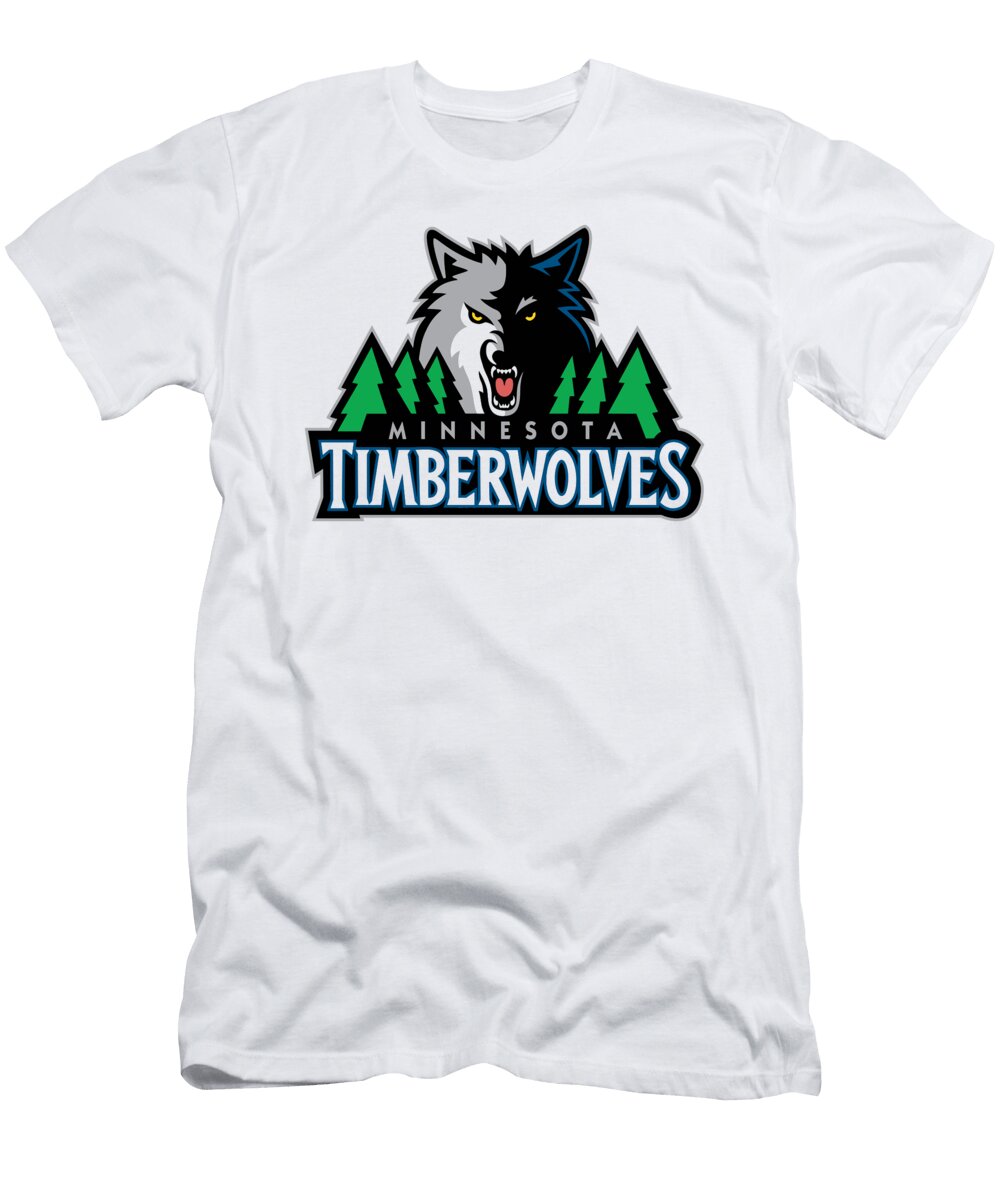 Minnesota Timberwolves Rosa English T-Shirt